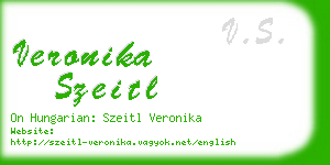 veronika szeitl business card